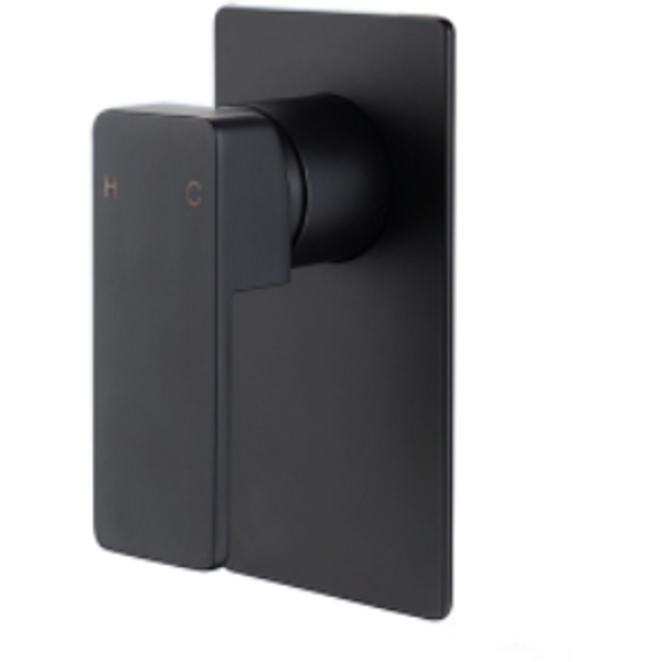 Bella Vista Milos Shower Flick Mixer Black
