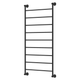 Fienza Lillian Heated Towel Rail 60120 Matte Black 9 Bars 600 X 1208 X 95mm