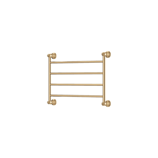 Fienza Lillian Heated Towel Rail 6045 Urban Brass 4 Bars 600 X 458 X 95mm