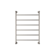 Fienza Lillian Heated Towel Rail 6080 Brushed Nickel 6 Bars 600 X 808 X 95mm