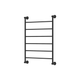 Fienza Lillian Heated Towel Rail 6080 Matte Black 6 Bars 600 X 808 X 95mm