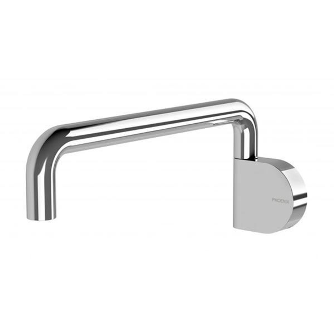 Phoenix Designer Swivel Bath Outlet 230mm Round - Chrome