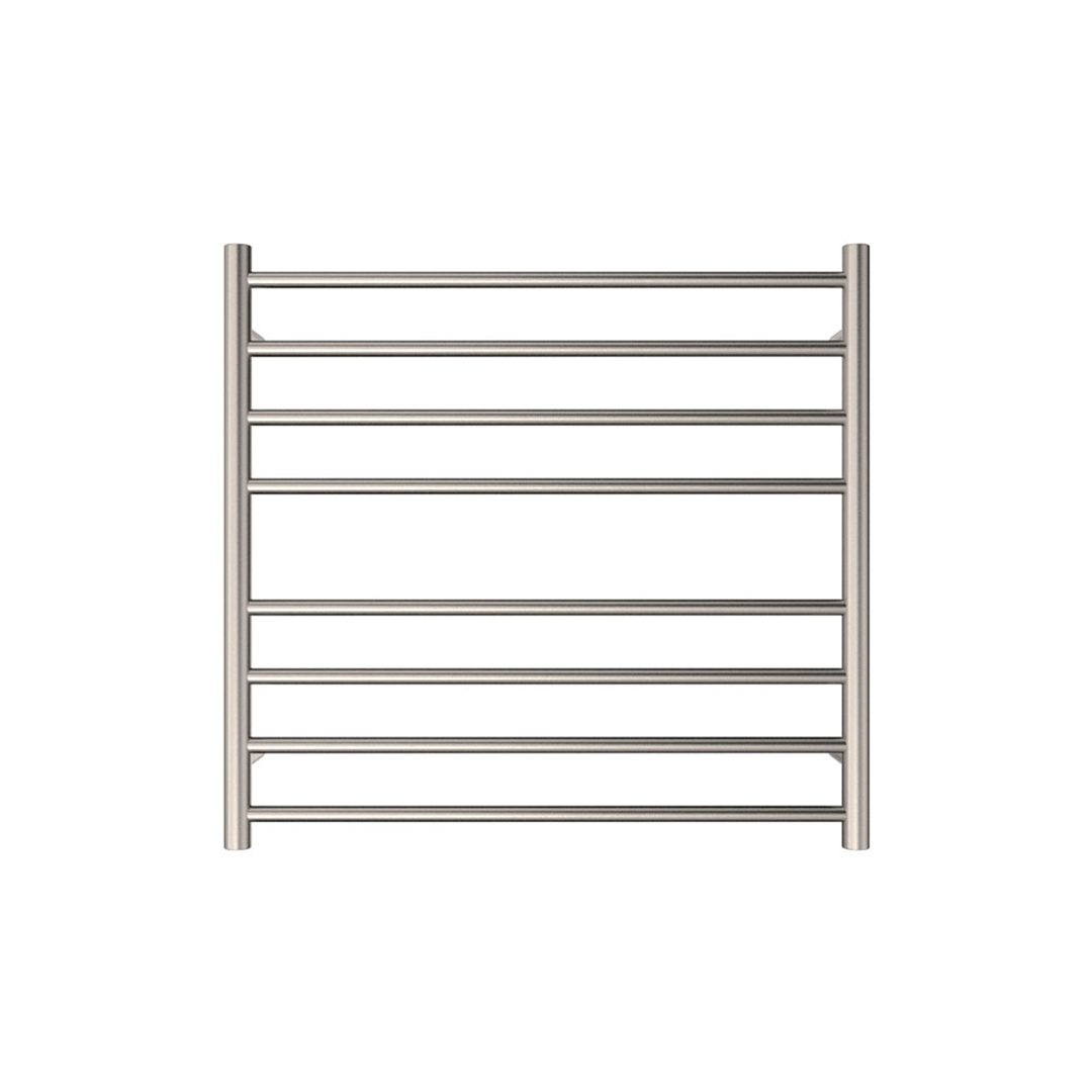Fienza Isabella Heated Towel Rail 7570 Brushed Nickel 8 Bars 750 X 700 X 122mm