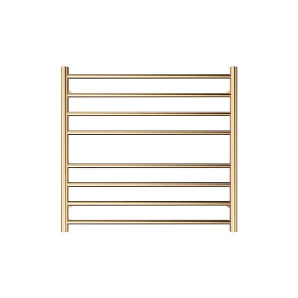 Fienza Isabella Heated Towel Rail 7570 Urban Brass 8 Bars 750 X 700 X 122Mm