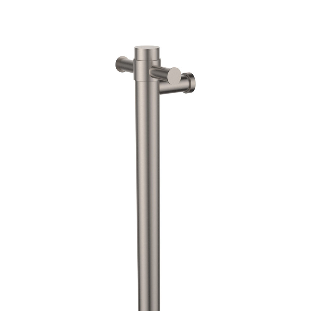 Fienza Isabella Vertical Heated Towel Rail 100 X 900Mm Brushed Nickel