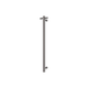 Fienza Isabella Vertical Heated Towel Rail 900 With Optional Hook Gun Metal (1 Bar)