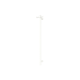Fienza Isabella Vertical Heated Towel Rail 900 With Optional Hook Matte White (1 Bar)