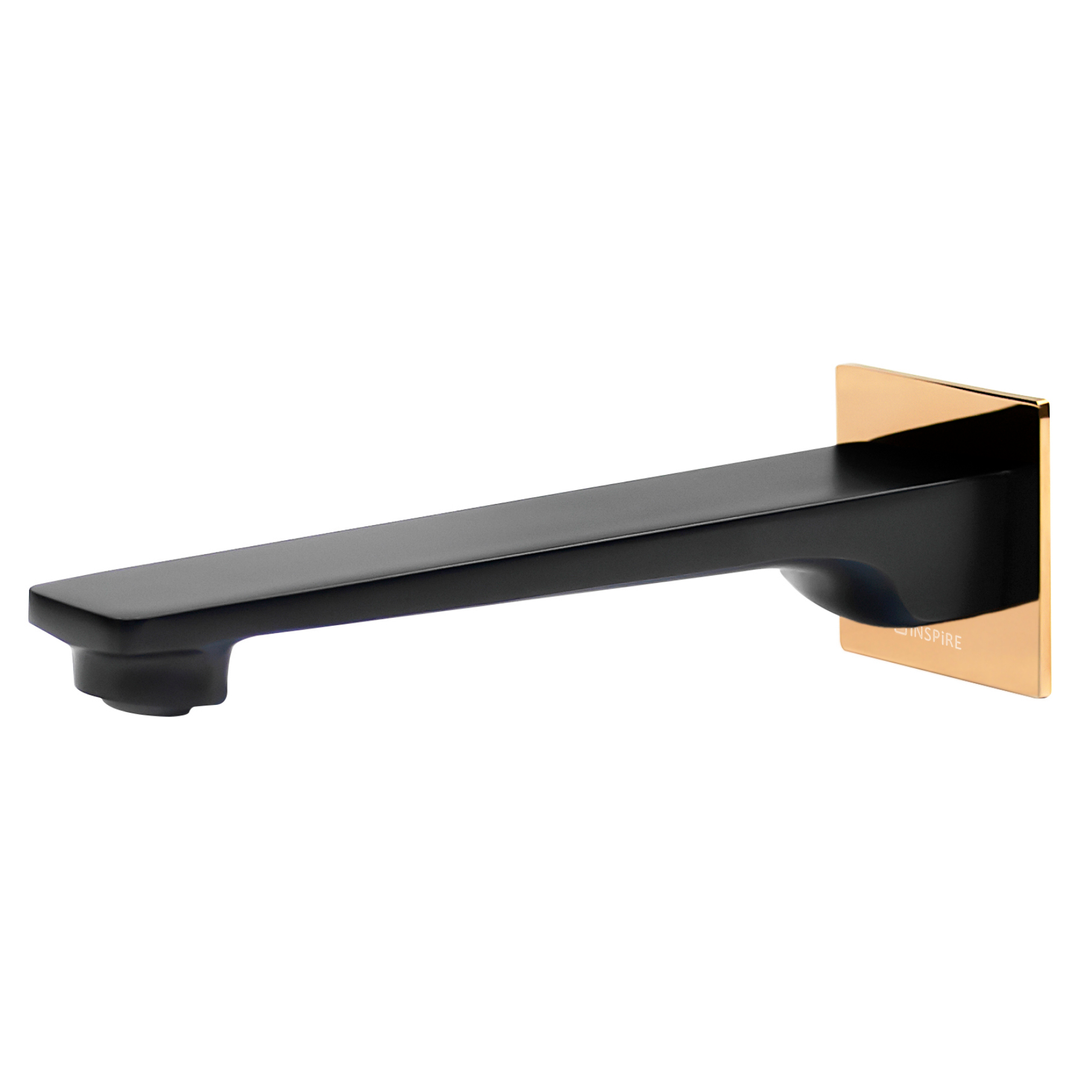 Otti Zevio Bath Spouts Matte Black With Rose Gold