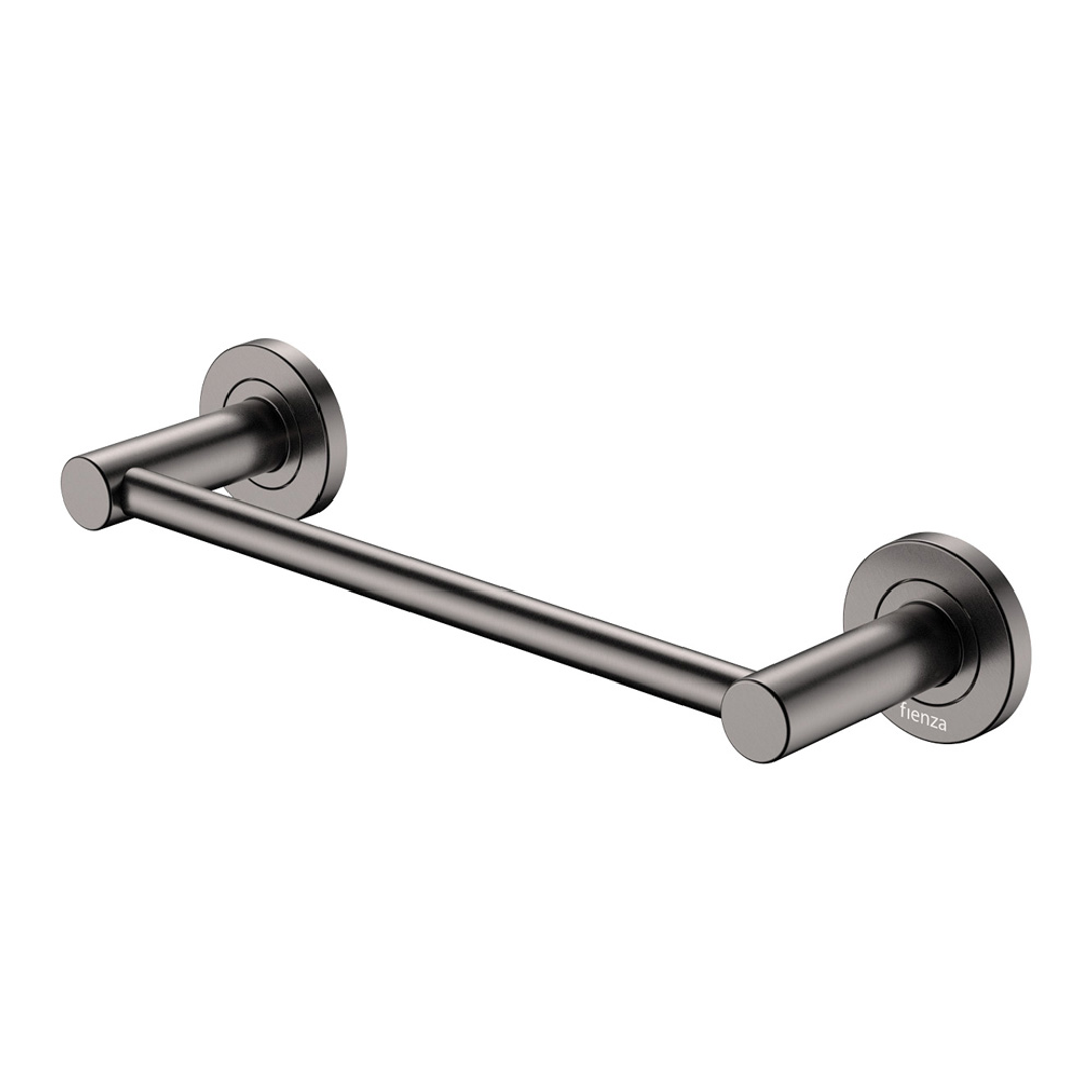 Fienza Kaya Single Hand Towel Rail 300Mm Gun Metal
