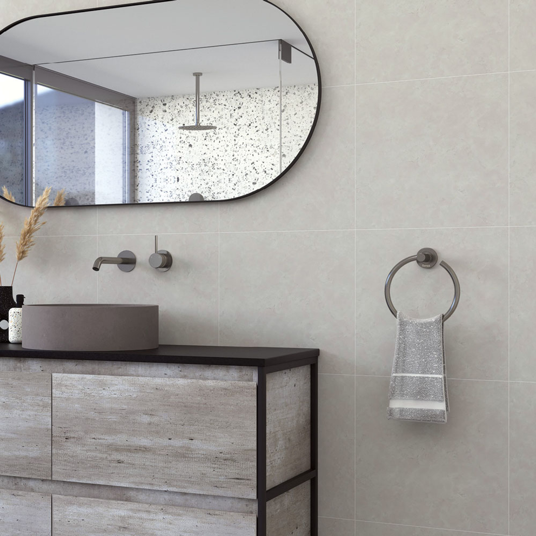 Fienza Kaya Hand Towel Ring - Gun Metal