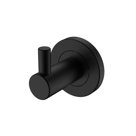 Fienza Kaya Single Robe Hook - Matte Black