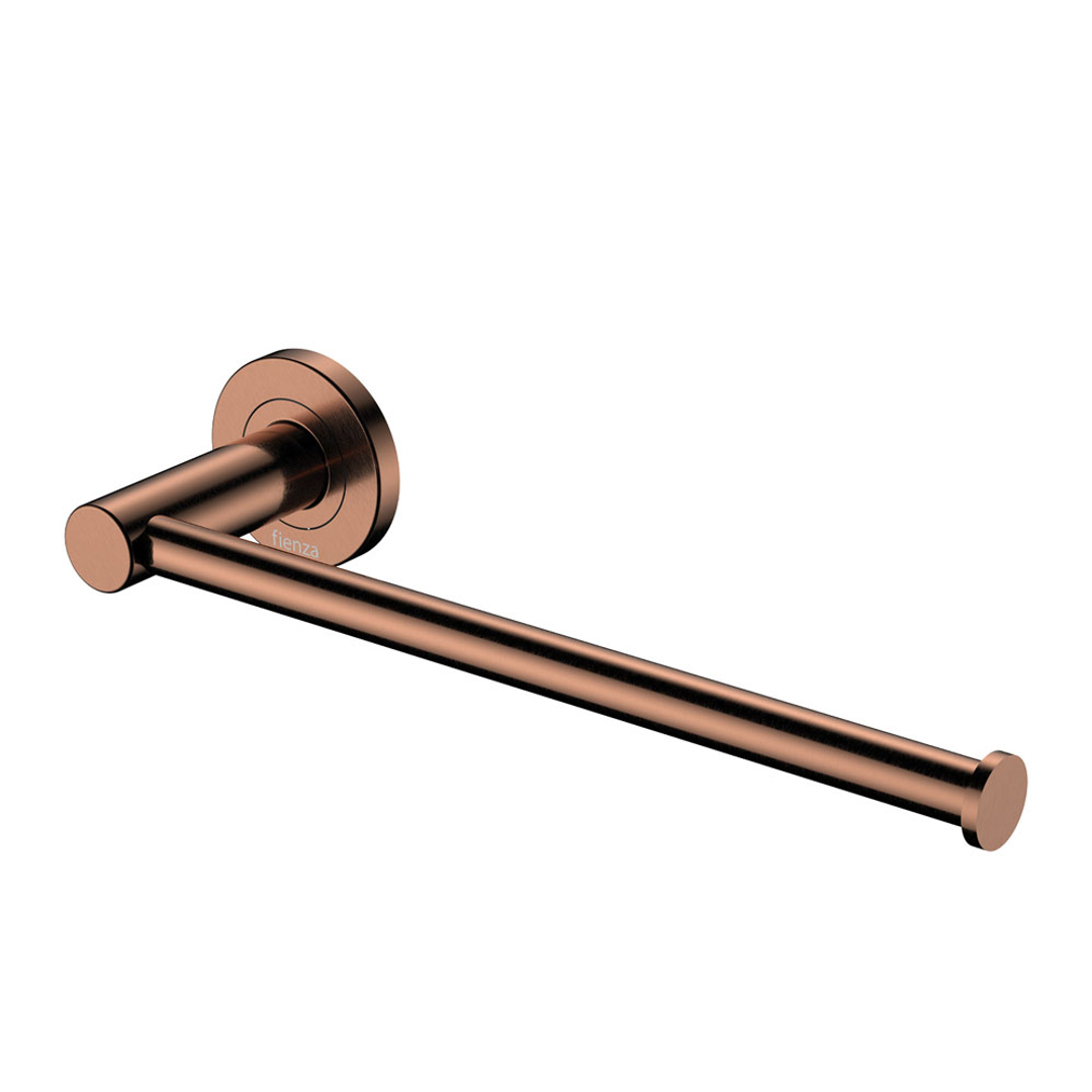 Fienza Kaya Brushed Copper Dual Purpose Towel Rail /Roll Holder