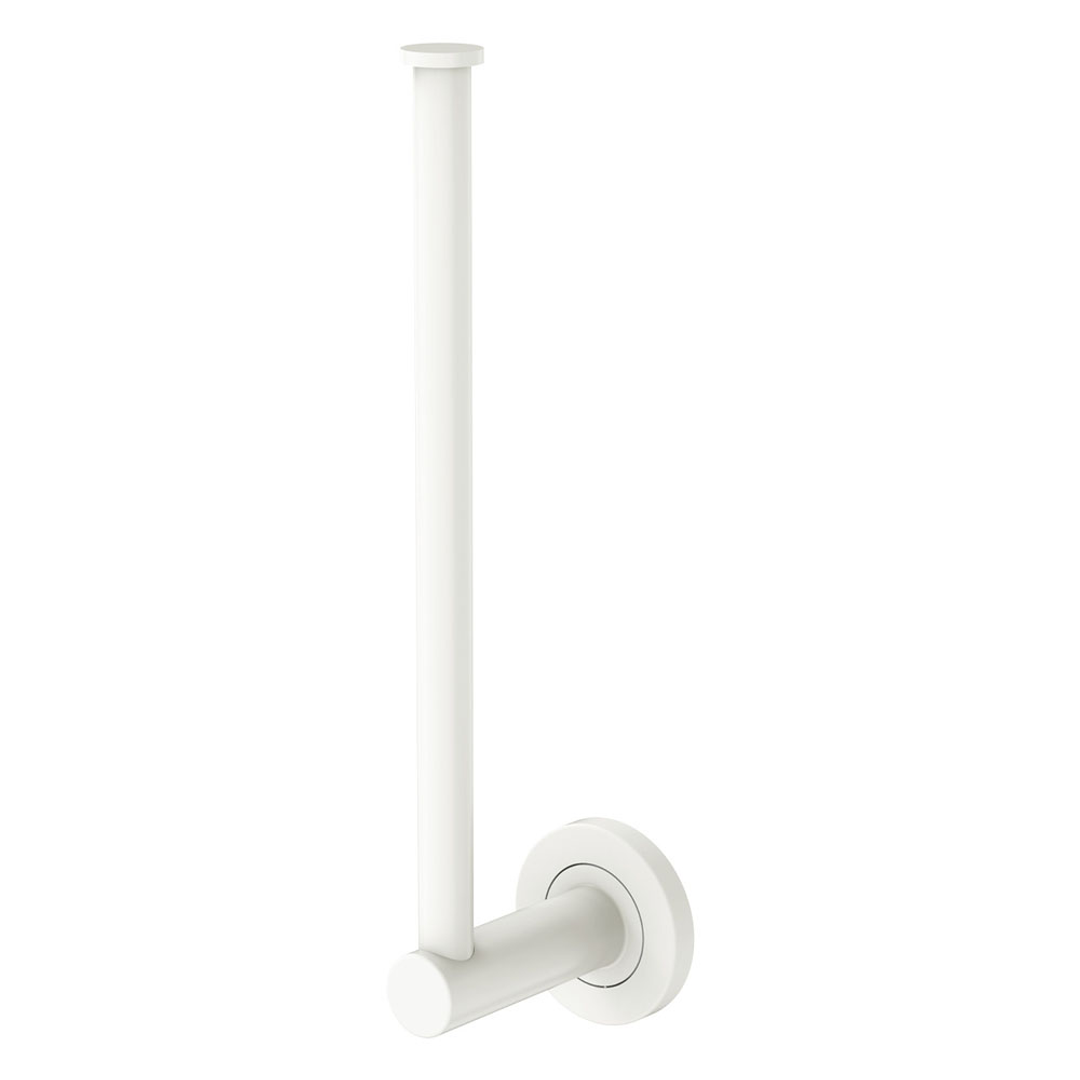 Fienza Kaya Hand Towel Rail / Toilet Roll Holder - Matte White