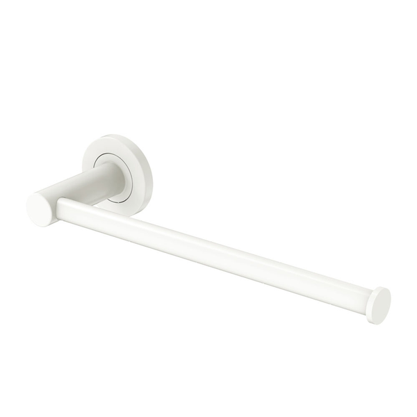 Fienza Kaya Hand Towel Rail / Toilet Roll Holder Matte White