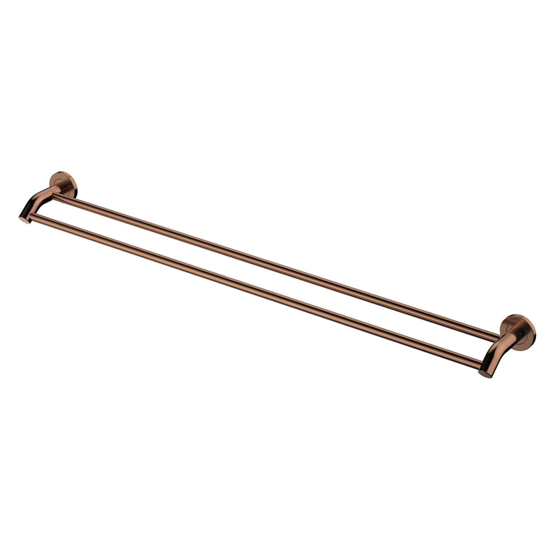 Fienza Kaya Double Towel Rail 900mm Brushed Copper