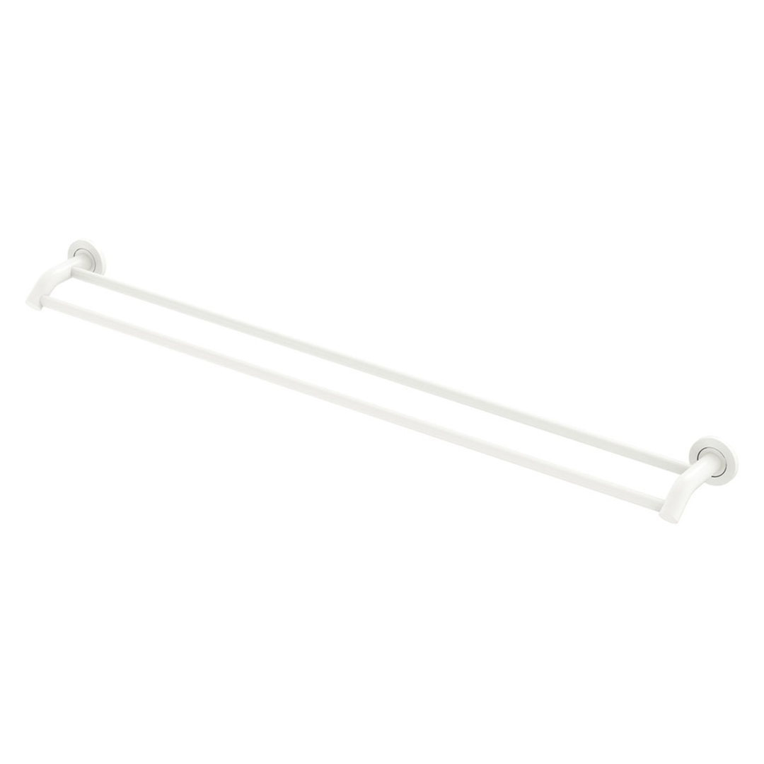 Fienza Kaya Double Towel Rail 900mm - Matte White