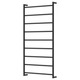 Fienza Kaya Round Heated Towel Rail 60120 Matte Black 9 Bars 600 X 1200 X 100mm