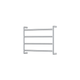 Fienza Kaya Round Heated Towel Rail 6045 Chrome 4 Bars 600 X 450 X 100mm