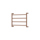 Fienza Kaya Brushed Copper Round Heated Towel Rail 6045 (4 Bars) 600X450X100Mm