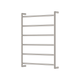 Fienza Kaya Brushed Nickel Round Heated Towel Rail 6080 6 Bars 600 X 800 X 100mm