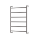 Fienza Kaya Round Heated Towel Rail 6080 Gun Metal 6 Bars 600 X 800 X 100mm