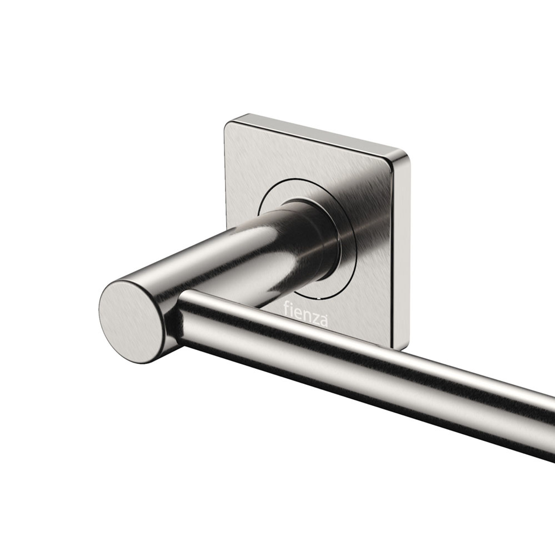 Fienza Sansa Single Towel Rail 900mm Brushed Nickel 83201Bn
