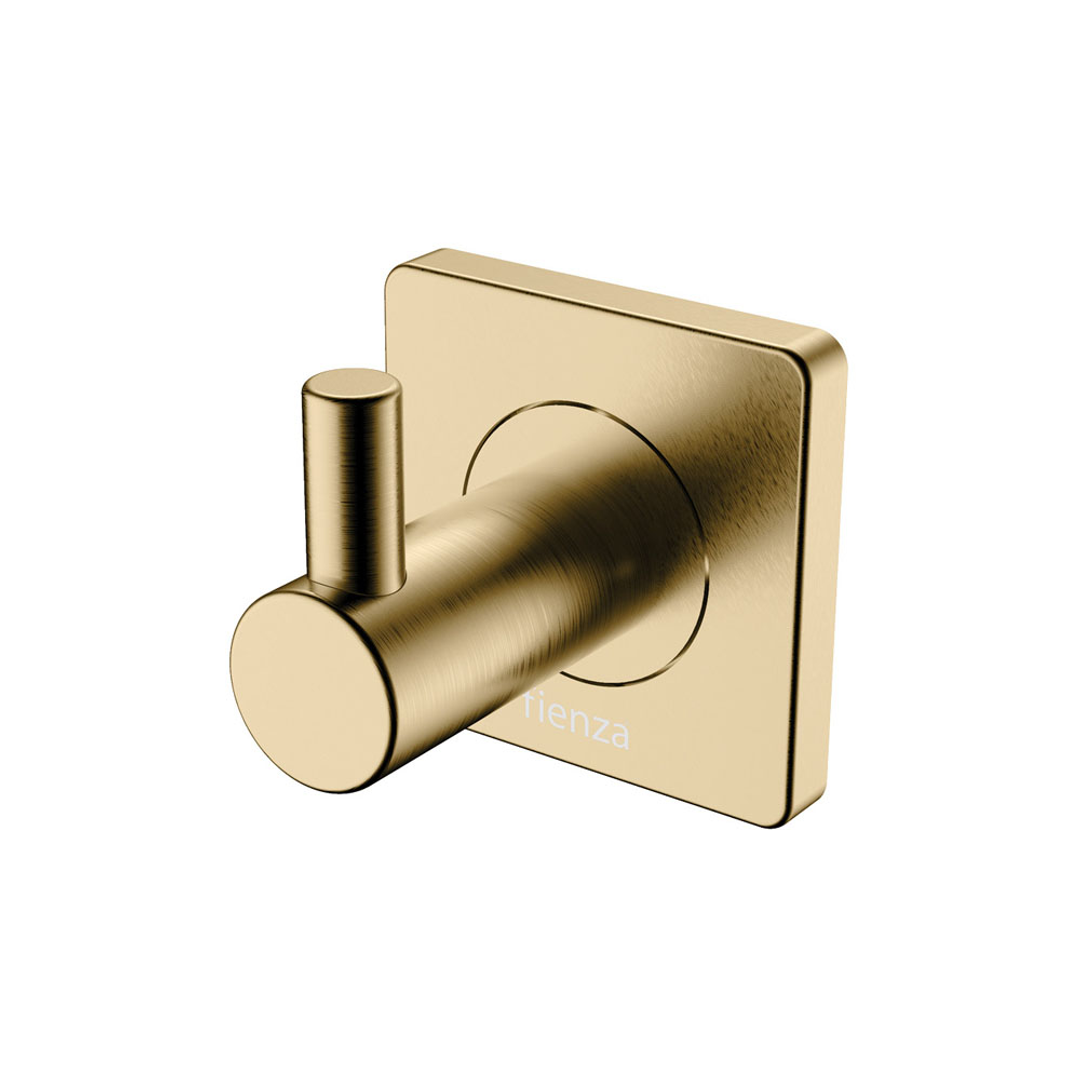 Fienza Sansa Single Robe Hook Urban Brass 83204Ub