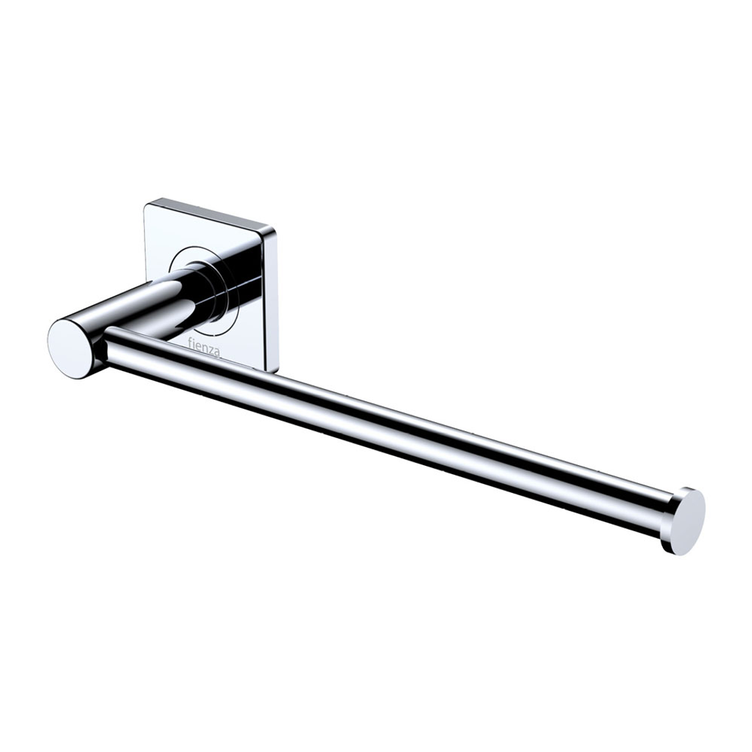 Fienza Sansa Dual Purpose Towel Rail Roll Holder Chrome 83205