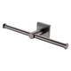 FIENZA SANSA DOUBLE TOILET ROLL HOLDER GUN METAL 83209GM
