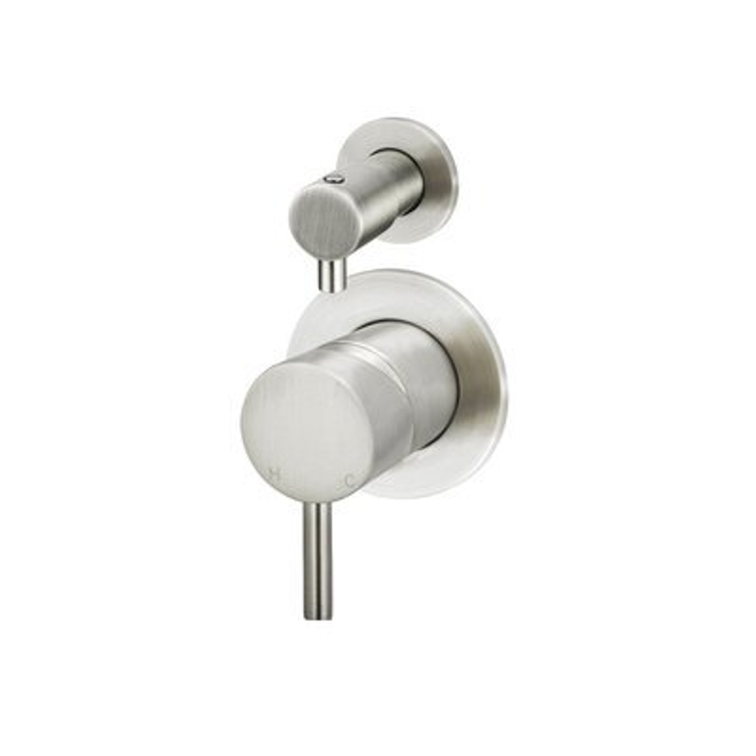 Meir Round Diverter Mixer Brushed Nickel Mw07Ts-Pvdbn