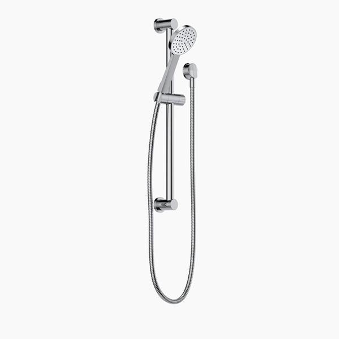 Clark Round Basic Rail Shower - Chrome