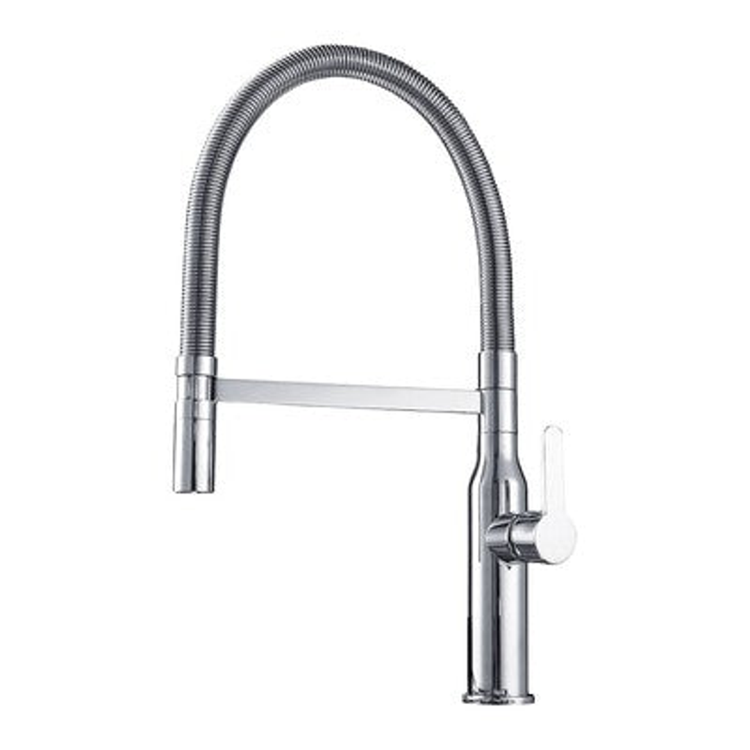 Streamline Arcisan Sink Mixer With Nozzle On Metal Spring Chrome