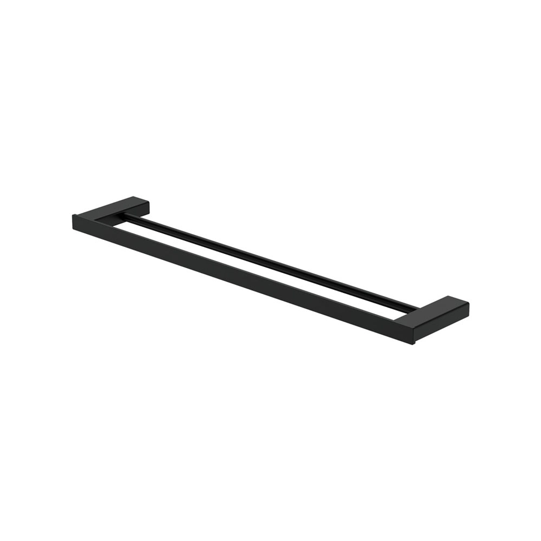Fienza Tono 610mm Double Towel Rail Matte Black