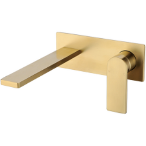 Bella Vista Pradus Combo Mixer And Spout Brushed Gold Cresta