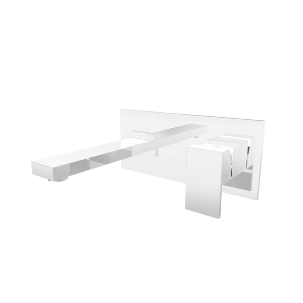 Par Burj Wall Bath Mixer Set On Plate 160mm Chrome (A20.041.1.01)