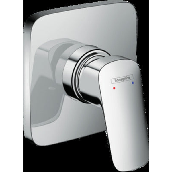 Hansgrohe Logis Shower Mixer 117 Square Chrome 71604000 *Needs 13620180