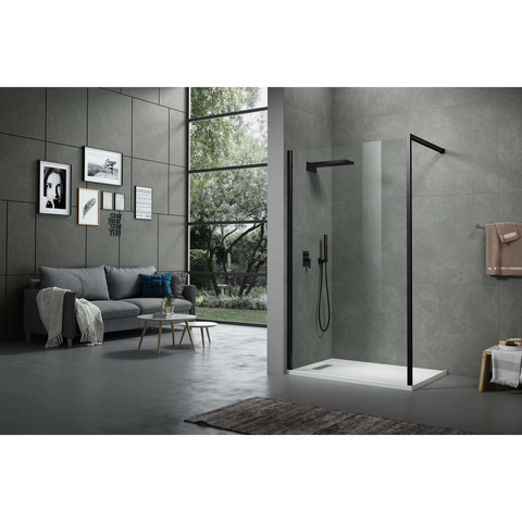 Oceano Kubix Shower Panel 900 X 2000 Matt Black