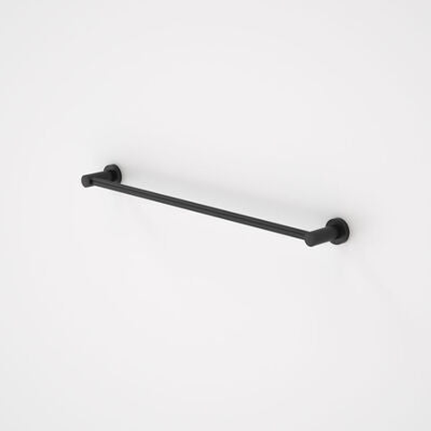 Caroma Cosmo Metal Single Towel Rail 600mm Black