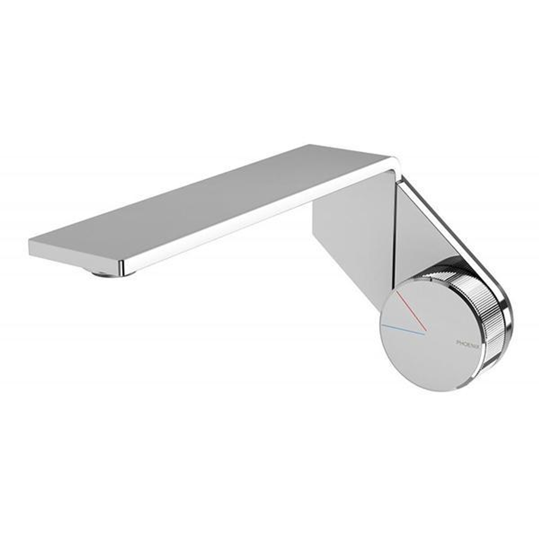 Phoenix Axia Wall Basin/Bath Mixer Set 200mm - Chrome