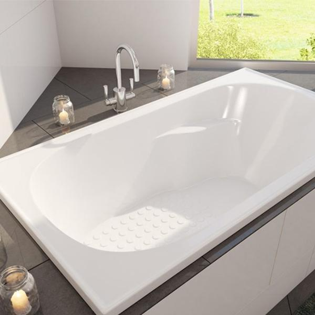 Decina Modena N/Slip Shower Bath 1515 X 815 X 445   White