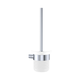 Fienza Empire Slim Toilet Brush And Glass Holder Ss304 Chrome