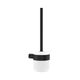 Fienza Empire Slim Toilet Brush And Glass Holder Ss304 Matte Black