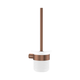 Fienza Empire Slim Toilet Brush And Glass Holder Ss304 Brushed Copper