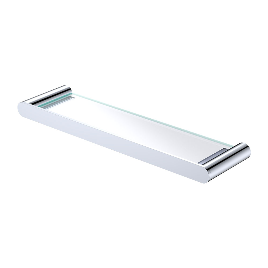 Fienza Empire Slim Shower Shelf Glass Ss304 Chrome