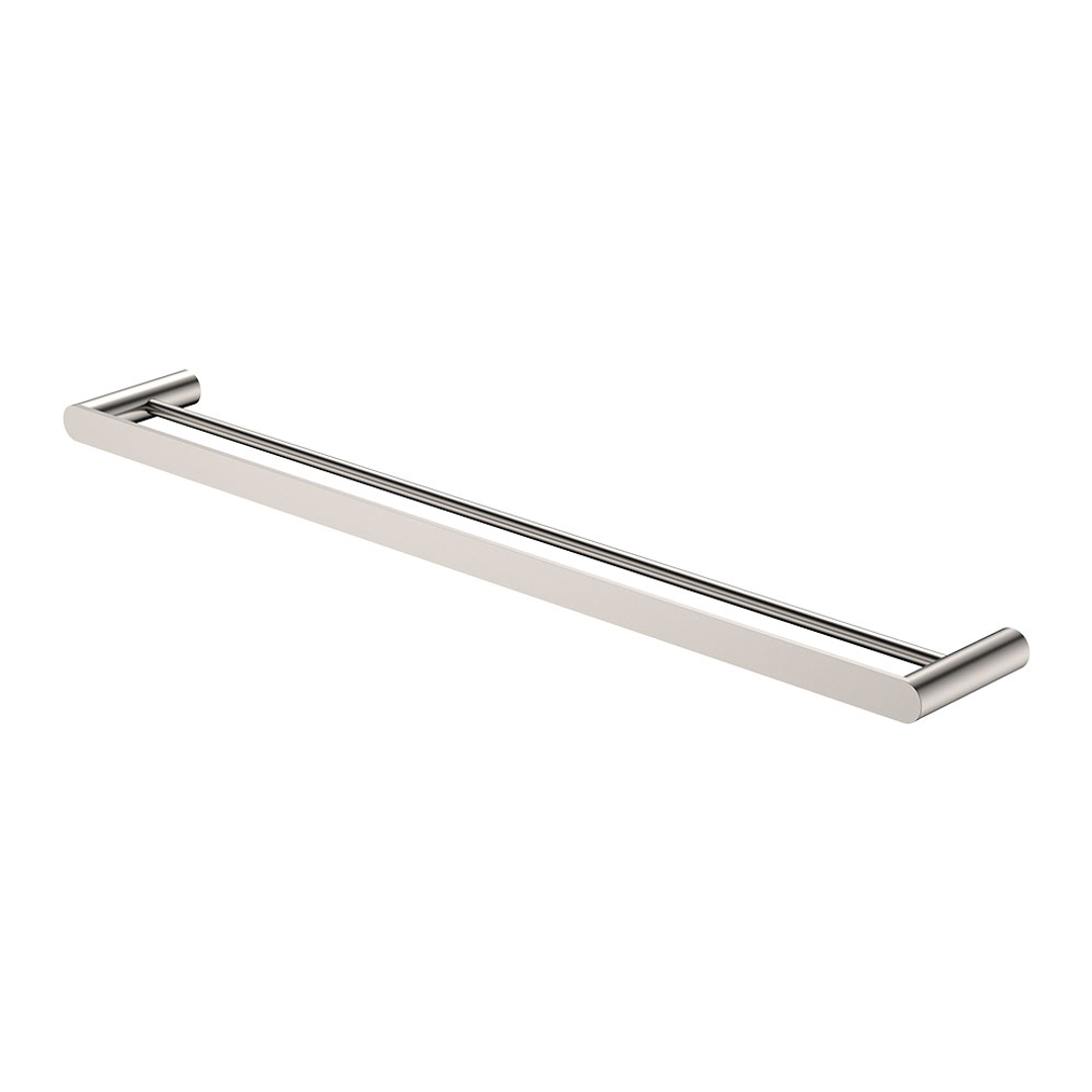 Fienza Empire Slim Double Towel Rail 800mm Ss304 Brushed Nickel