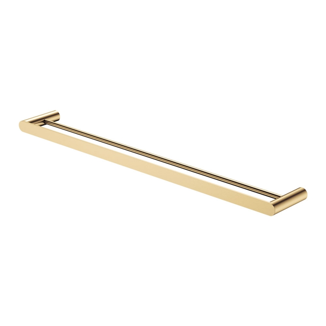 Fienza Empire Slim Double Towel Rail 800mm Ss304 Urban Brass
