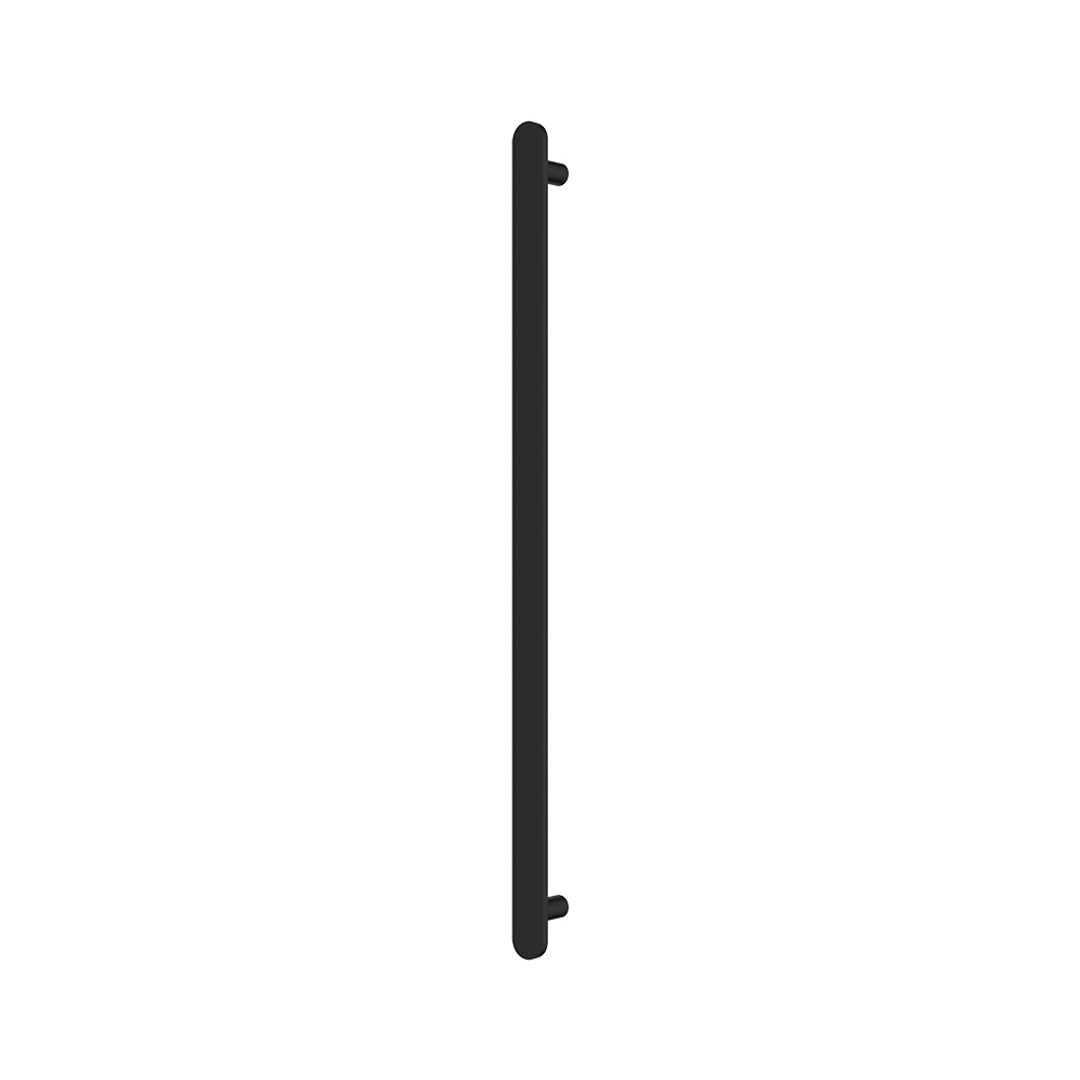 Fienza Empire Slim Vertical Heated Towel Rail 12V 900 (1 Bar) Matte Black