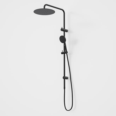 Caroma Urbane II Rail Shower 300mm Overhead Matte Black