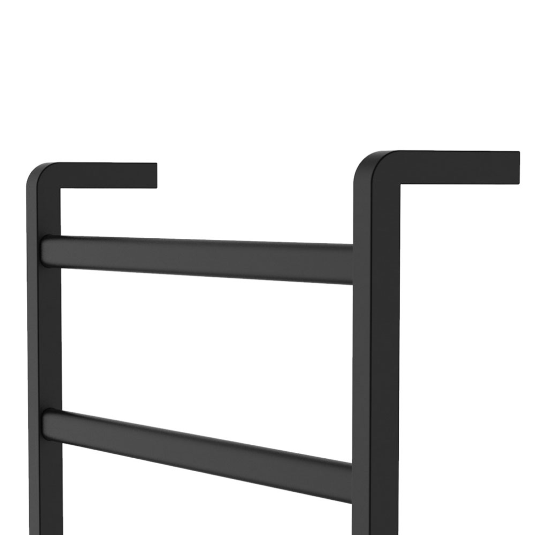 Fienza Koko Heated Towel Rail 60120 Matte Black 9 Bars 600 X 1200 X 100mm