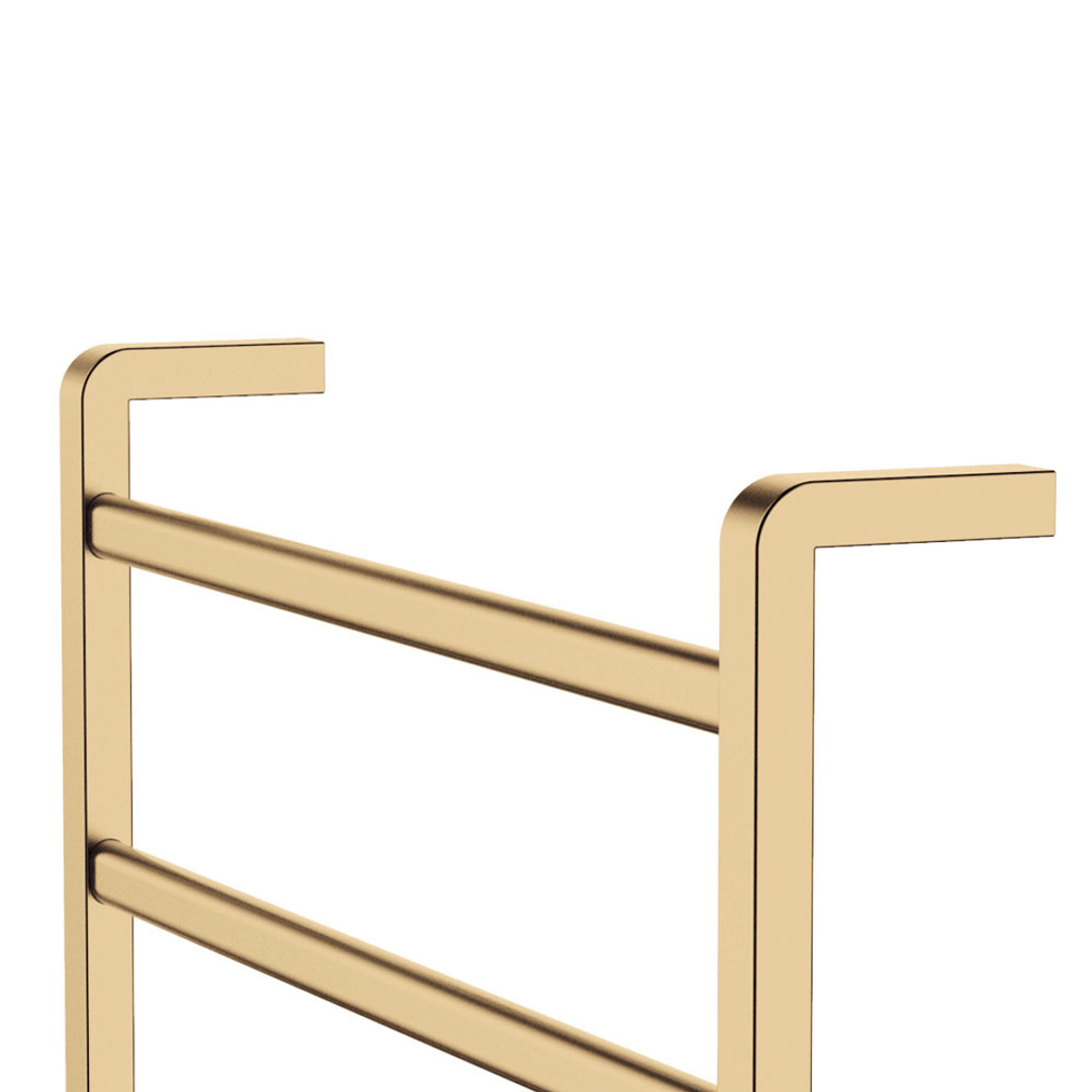 Fienza Koko Heated Towel Rail 6080 Urban Brass 6 Bars 600 X 800 X 100mm